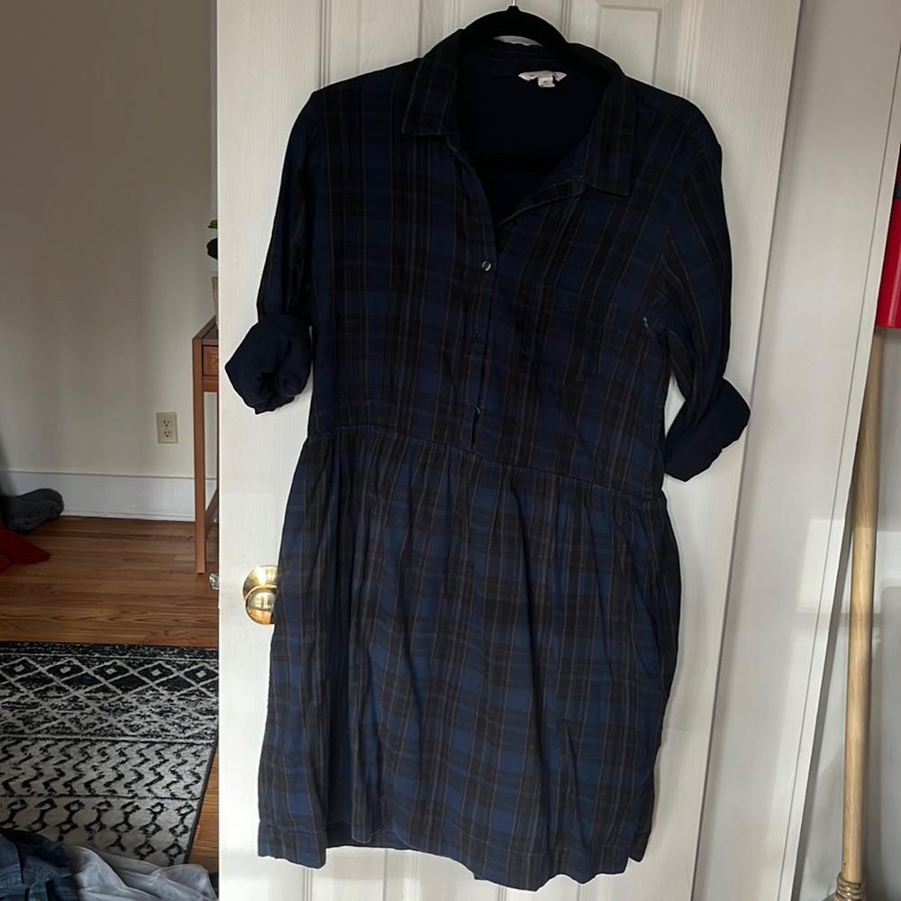 Gap, plaid dress with pockets